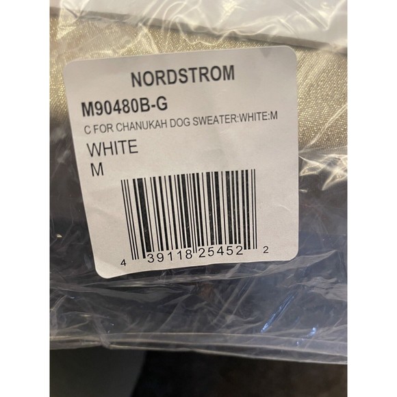 WHOOPI GOLDBERG C For Chanukah Blue White Yellow Dog Sweater & Beanie Set Medium - Picture 11 of 11